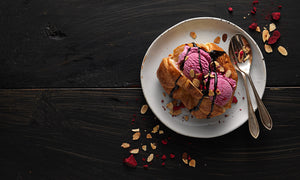 Black Doris Plum & Creme Fraiche